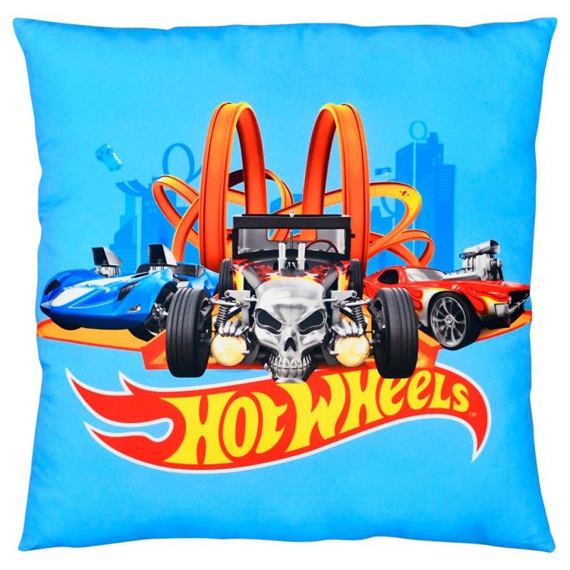 Hot Wheels Cushion - Blue