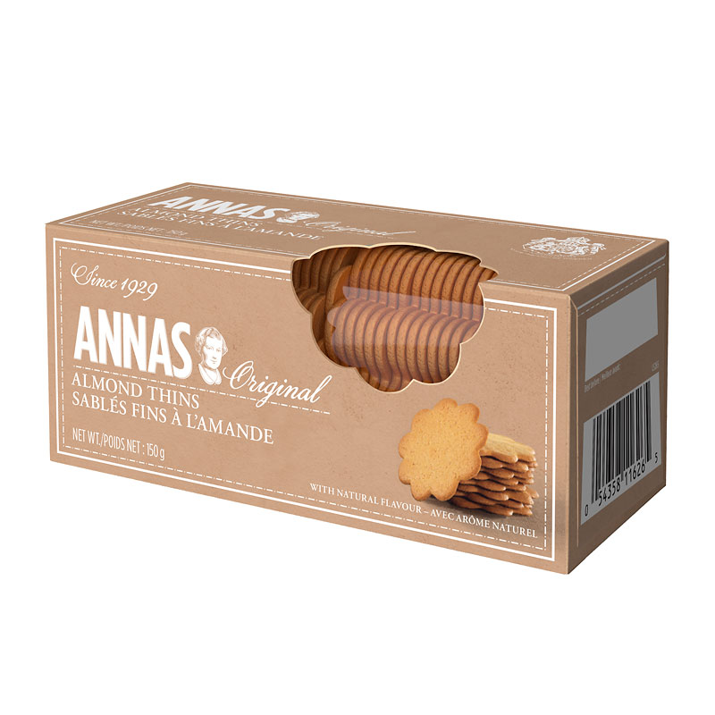 Annas Almond Thins - 150g