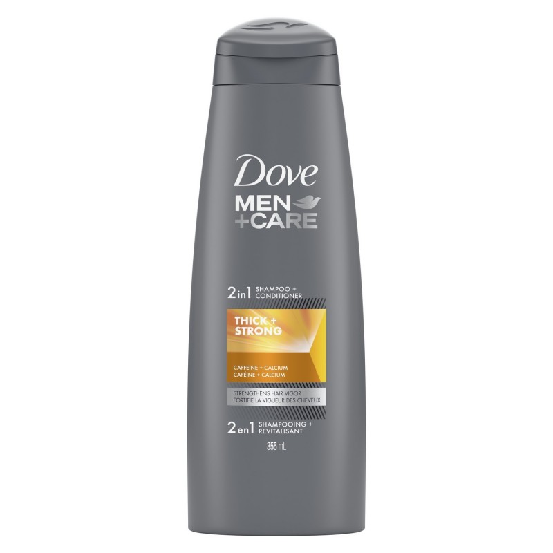 Dove Men+Care Thick & Strong Fortifying 2in1 Shampoo + Conditioner - 355ml