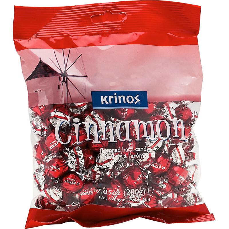 Krinos Cinnamon Hard Candies - 200g