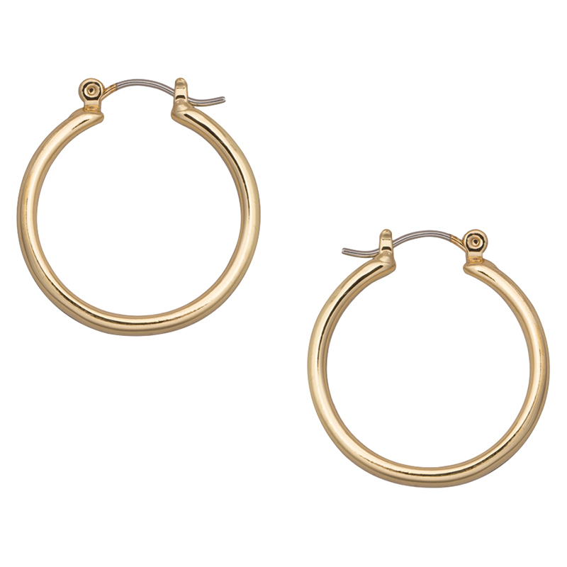Nine West Medium Hoop Earrings - Gold