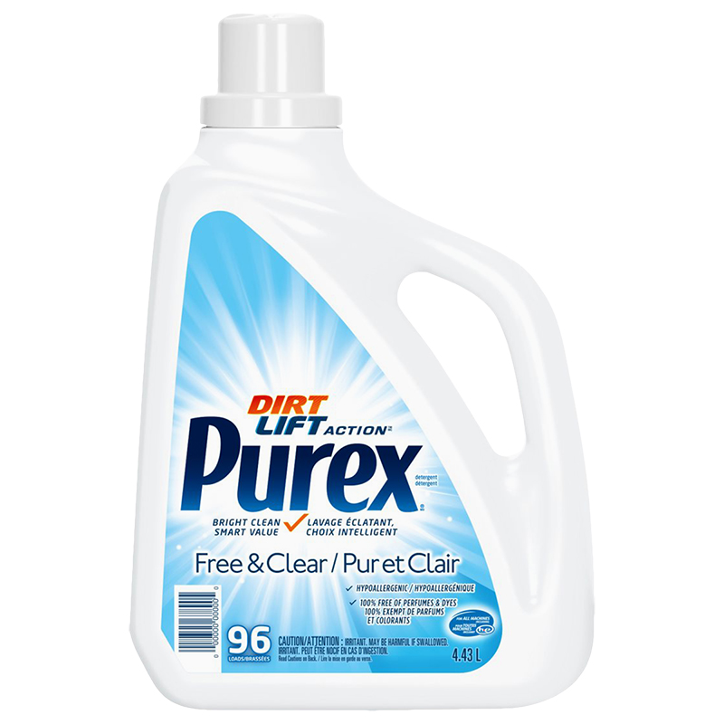 Purex Laundry Detergent - Free & Clear - 4.43L