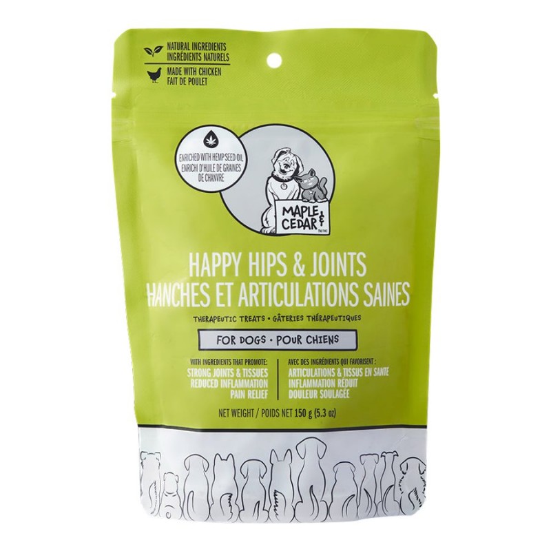 Maple & Cedar Dog Treats - Happy Hips & Joints - 150g