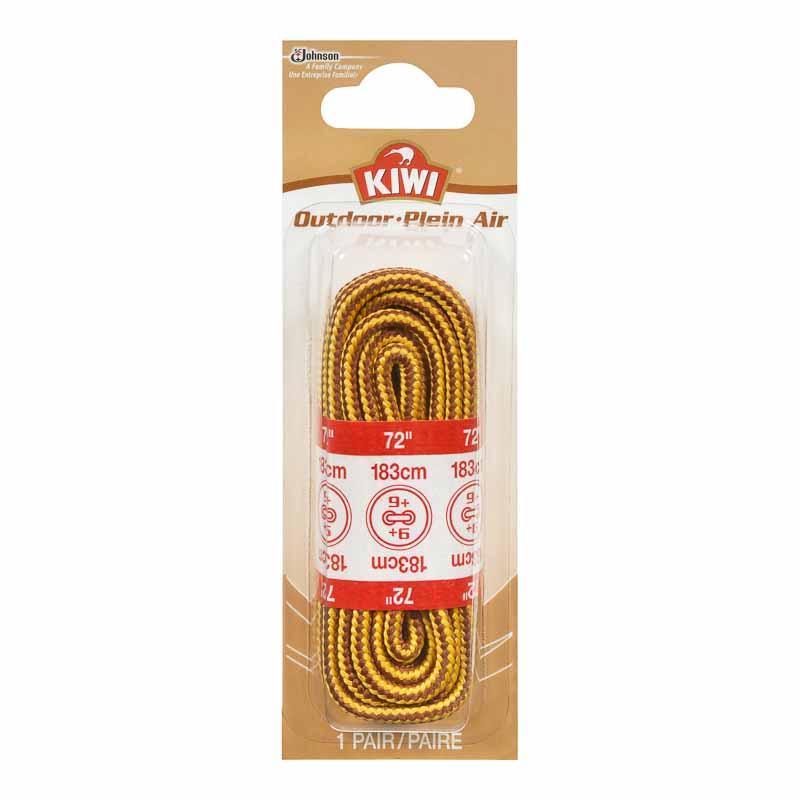 Kiwi Round Woven Boot Laces - 72 inch