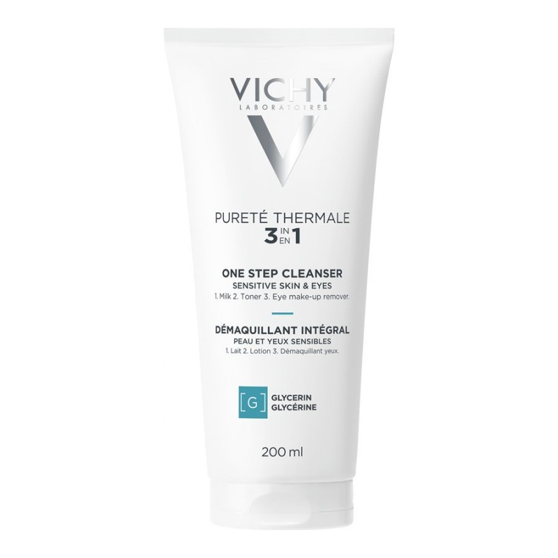 Vichy Purete Thermale 3 in 1 One Step Cleanser - 200ml