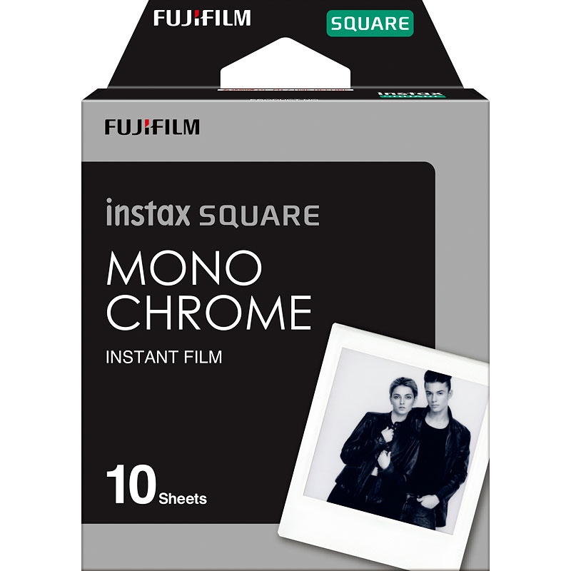 Fujifilm Instax SQUARE Film - Monochrome - 600021894