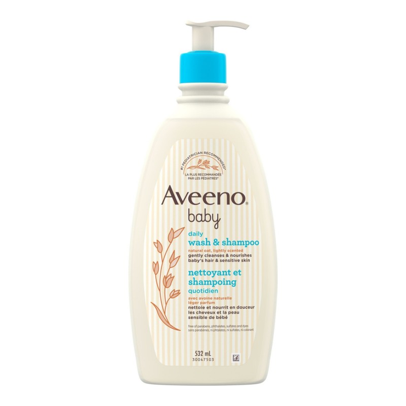 Aveeno Baby Lightly Scented Wash &amp; Shampoo - 532ml