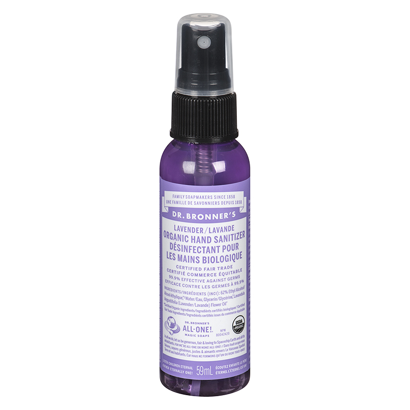 Dr. Bronner's Organic Hand Sanitizer - Lavender - 59ml