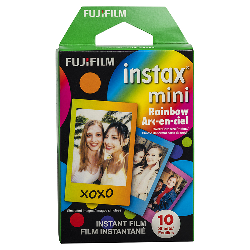 Fujifilm Instax Mini Rainbow Film - 10 Exposures - 600012871