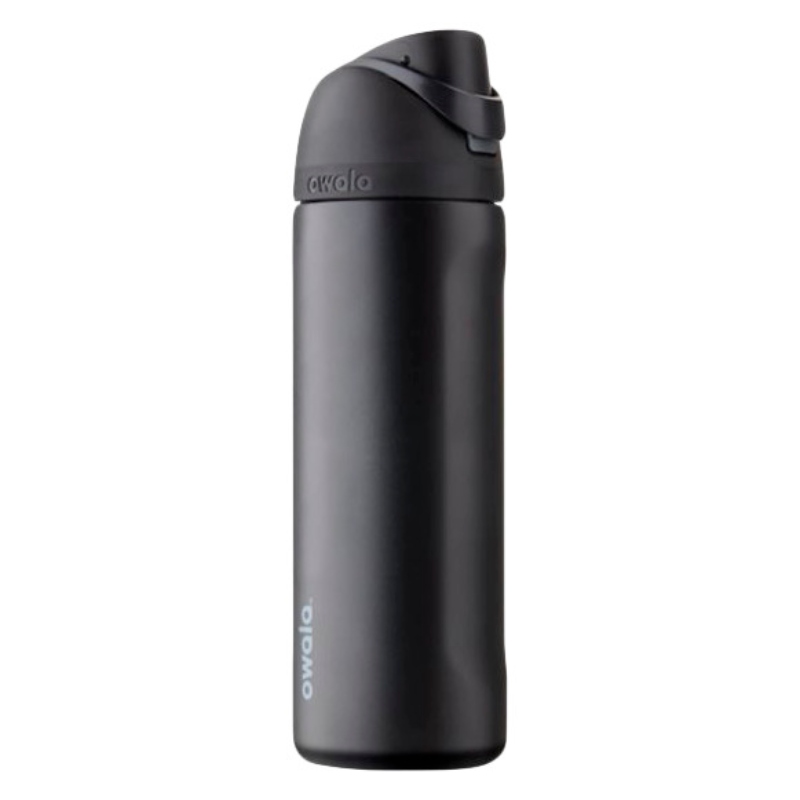 Owala FreeSip Stainless Steel Water Bottle - Black - 710ml
