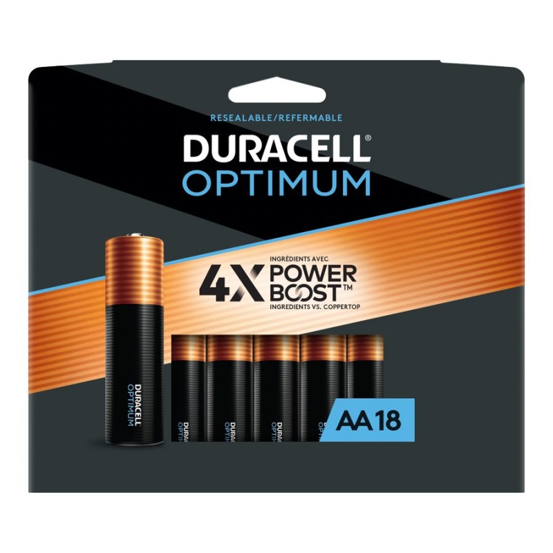 Duracell Optimum AA Batteries - 18 pack