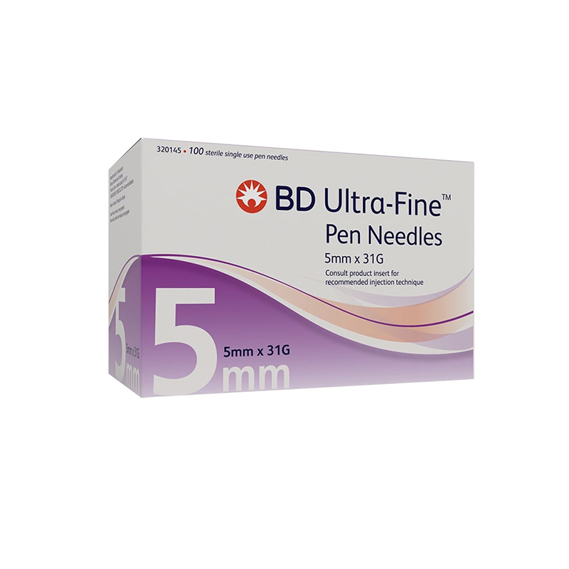 BD Ultra Fine TM III Mini Insulin Pen Needle - 31 G x 5mm - 100's