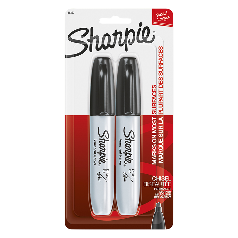 Sharpie Chisel Marker - Black - 2s
