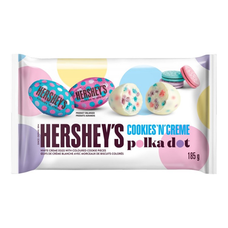 Hershey's Polka Dot Eggs - Cookies 'N' Creme - 185g