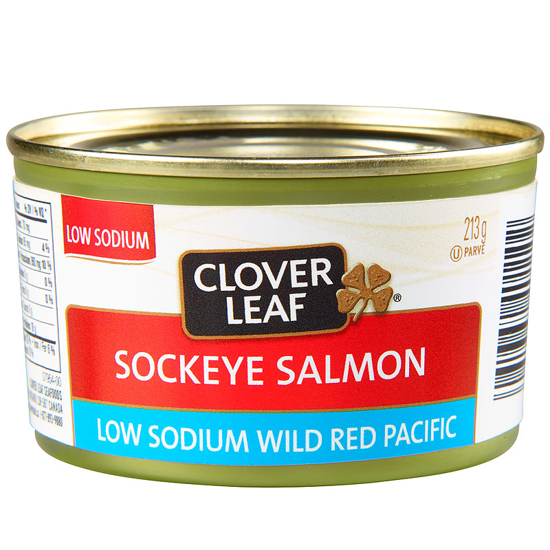 Clover Leaf Low Sodium Wild Red Pacific Sockeye Salmon - 213g