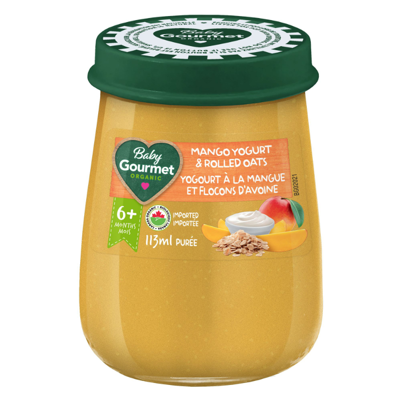 Baby Gourmet Puree - Mango Yogurt & Rolled Oats - 113ml