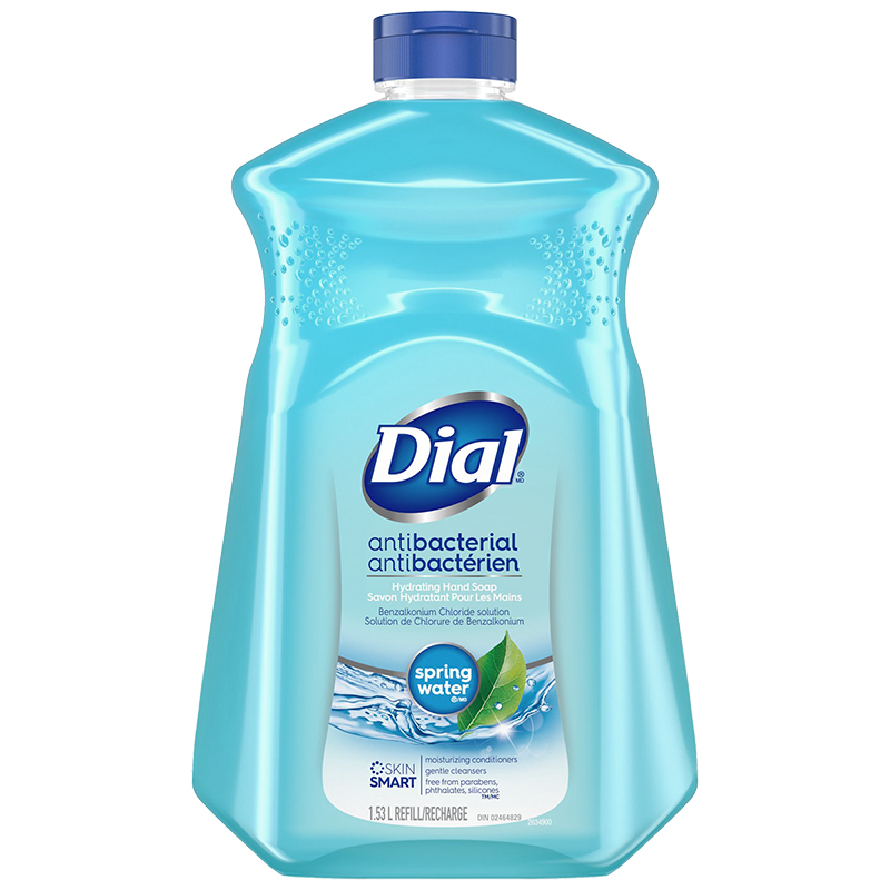 Dial Antibacterial Hydrating Soap- Spring Water - 1.53L | London Drugs