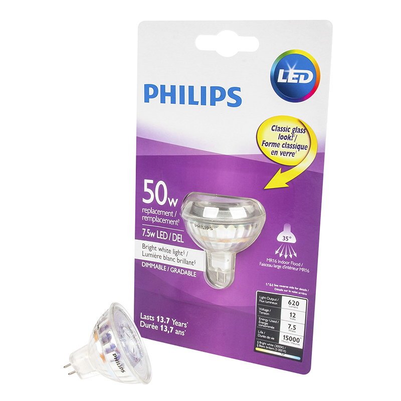 Philips LED MR16 Light Bulb - Bright White