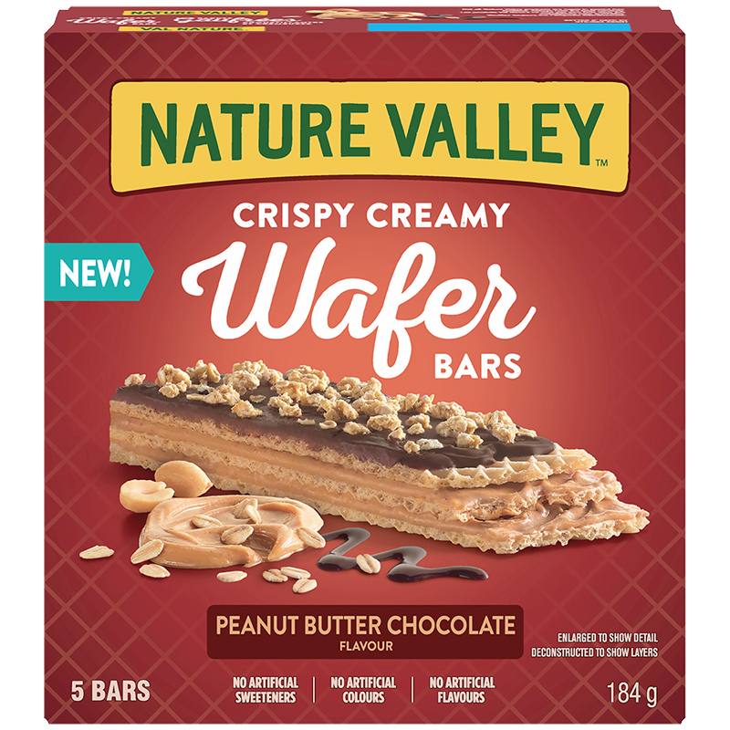 Nature Valley Crispy Creamy Wafer Bars - Peanut Butter Chocolate - 184g