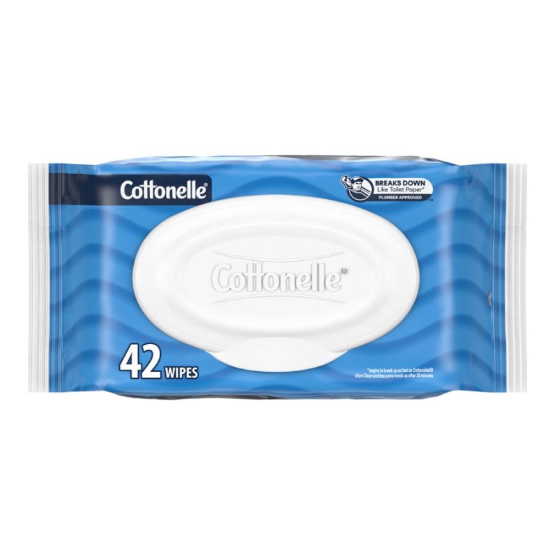 Cottonelle Fresh Care Flushable Adult Wet Wipes - 1 Pack/ 42 Wipes