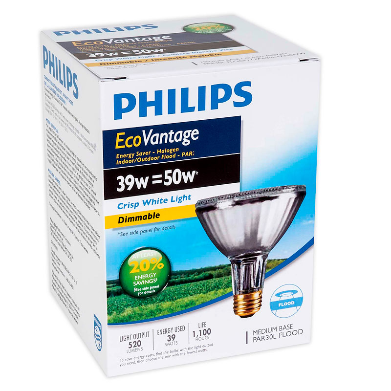 Philips EV PAR30 Med Base Lightbulb - 39w/50w