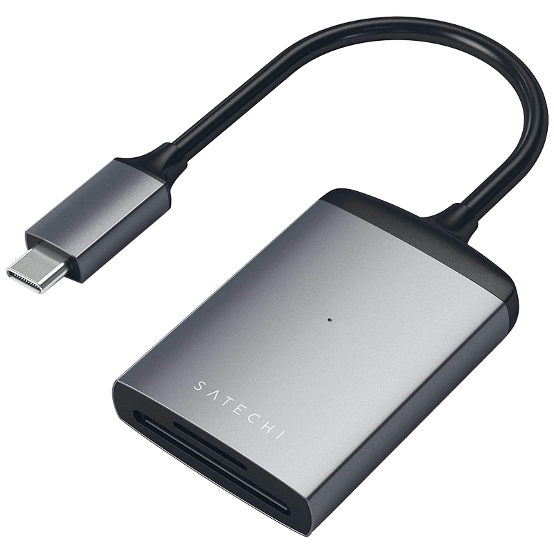 Satechi USB Type-C SD Card Reader - Space Grey - ST-TCU3CRM