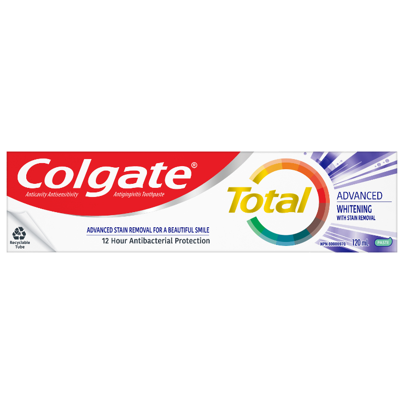 Colgate Total Advanced Whitening Toothpaste - 120ml