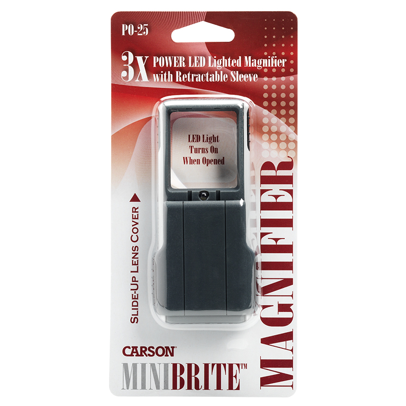 Carson MiniBrite Pocket Magnifier - PO-25