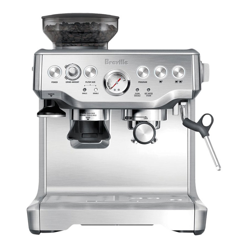 Breville the Barista Express Espresso Machine - Brushed Stainless Steel - BREBES870XL