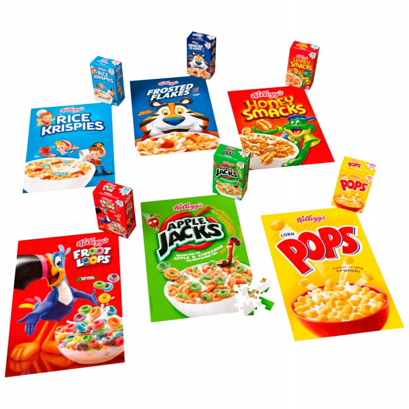 Kellogg's Fun Pack Puzzles - Assorted - 6 piece