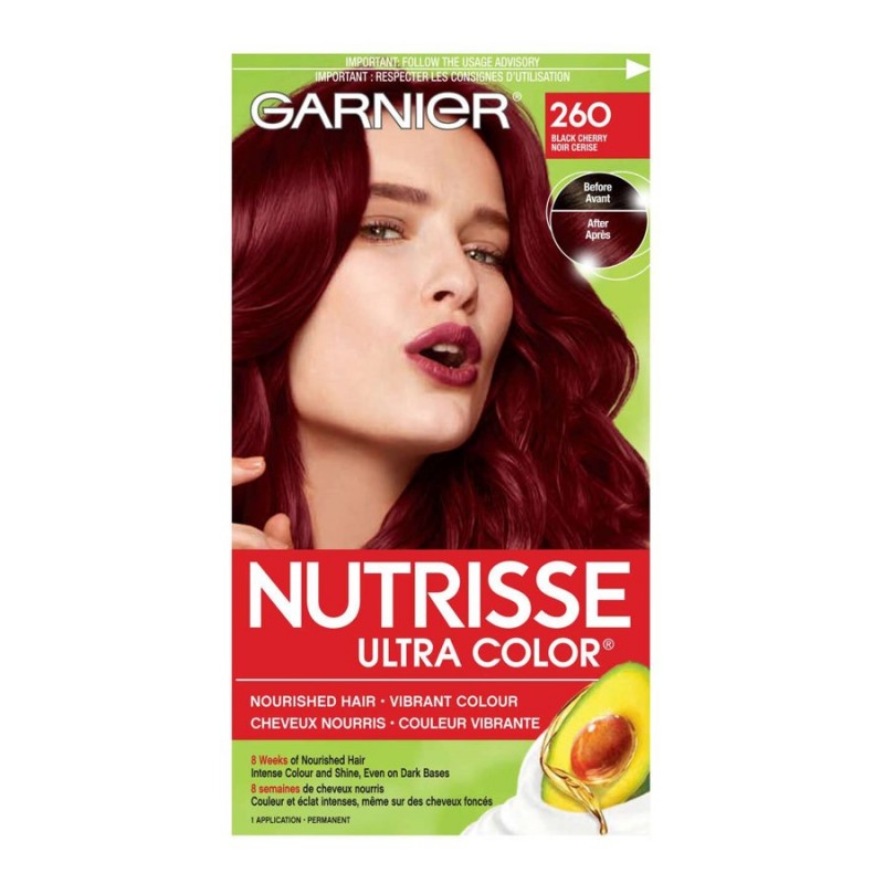 Garnier Nutrisse Ultra Color Permanent Hair Colour - 260 Black Cherry
