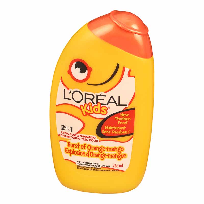 L'Oreal Kids Smoothie 2-in-1 Shampoo for Extra Shine - Orange Mango - 265ml