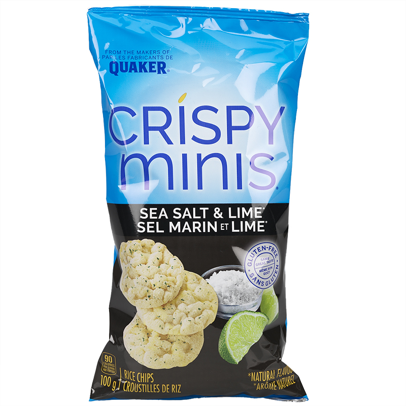 Quaker Crispy Minis - Sea Salt and Lime - 100g 