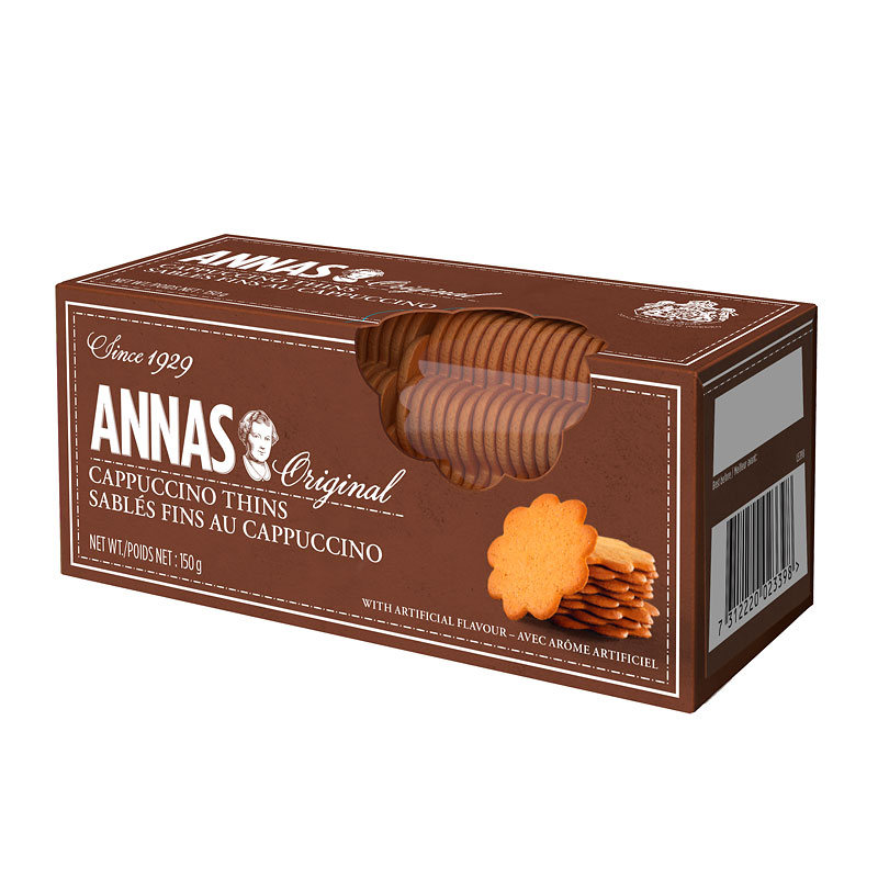 Annas Original Cappuccino Thins - 150g