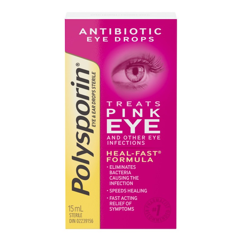 Polysporin Eye & Ear Antibiotic Drops - 15ml