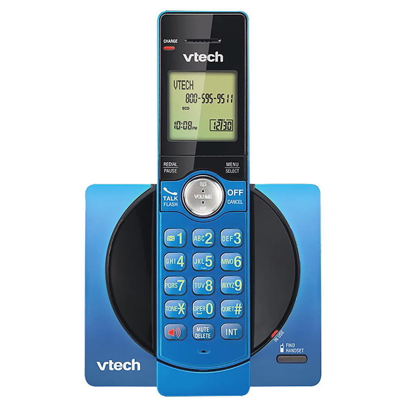 VTech Cordless Phone with Caller ID/Call Waiting - Blue - CS691915