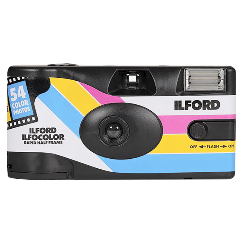 Ilford Ilfocolor Rapid Half Frame Single Use Camera - 54 exposures - 25981