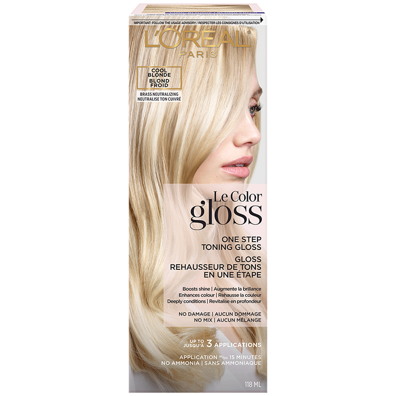 L'Oreal Le Color Gloss One Step Toning Gloss - Cool Blonde