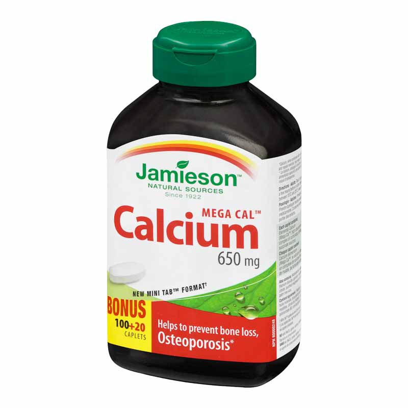Jamieson Mega CalTM Calcium 650 mg  - 100's
