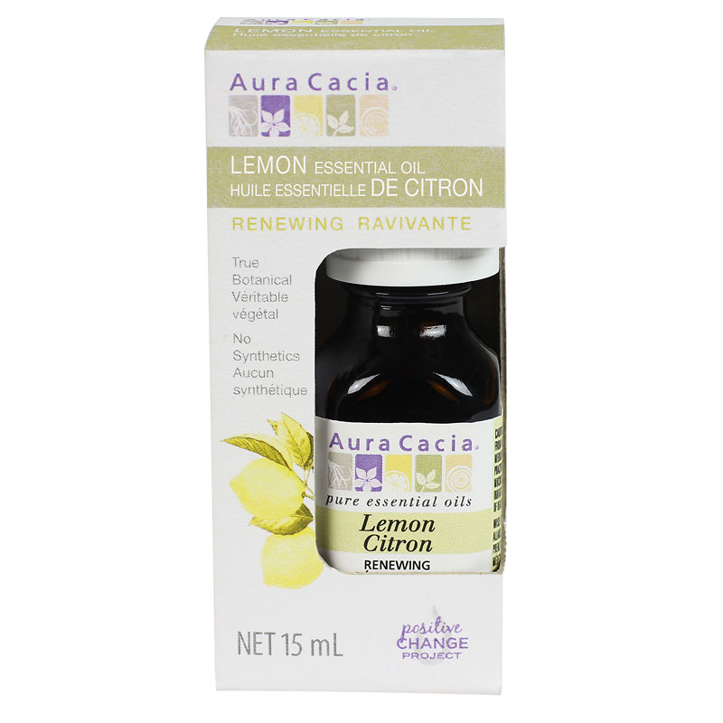 Aura Cacia Essential Oil - Lemon - 15ml