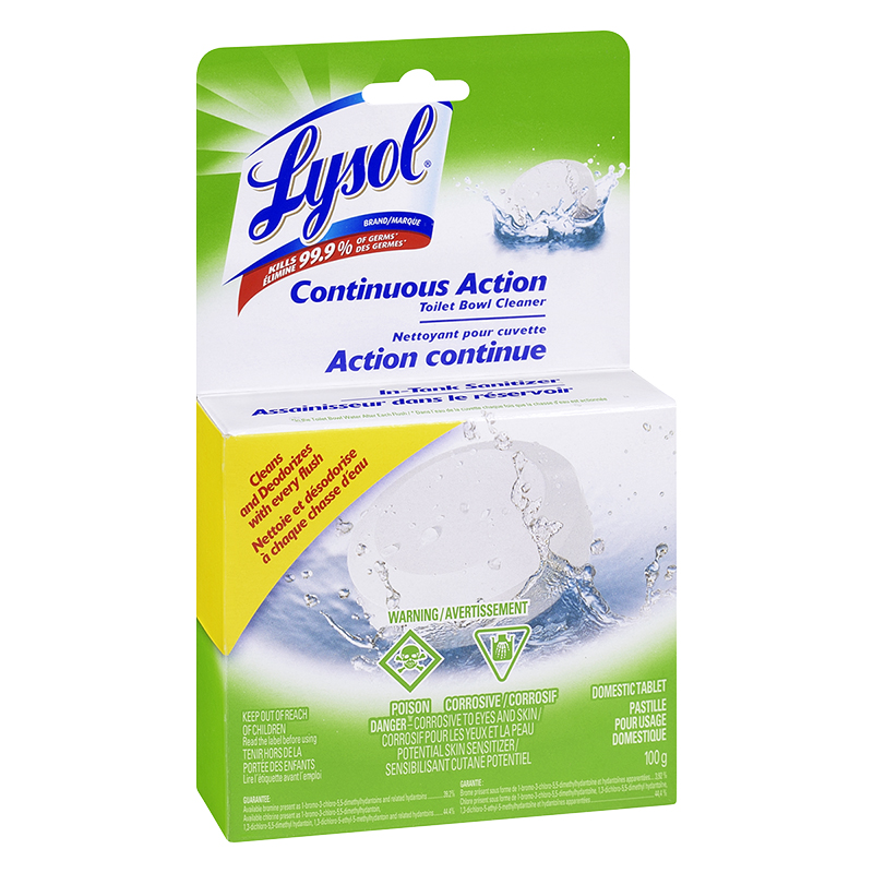 Lysol Continuous Action Toilet Bowl Cleaner - 100g