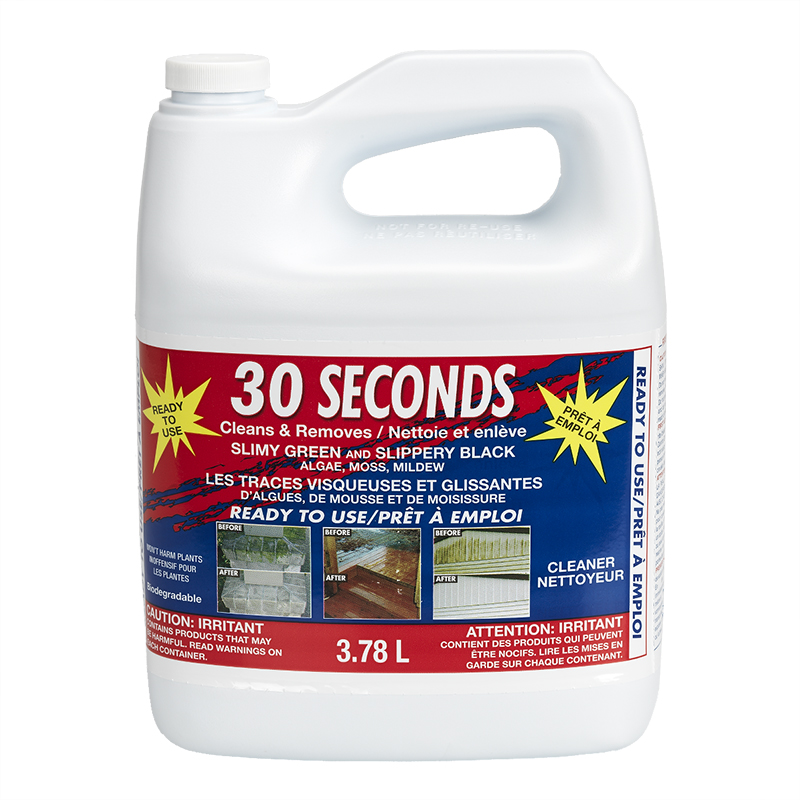 30 Second Outdoor Cleaner, Using 30 Second Outdoor Cleaner