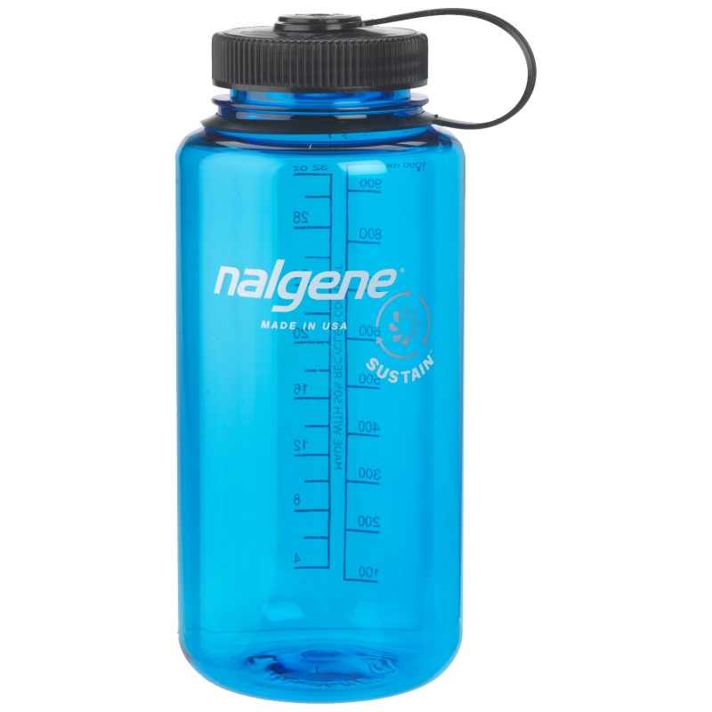 Nalgene Sustain Bottle With Wide Mouth - Blue - 1l