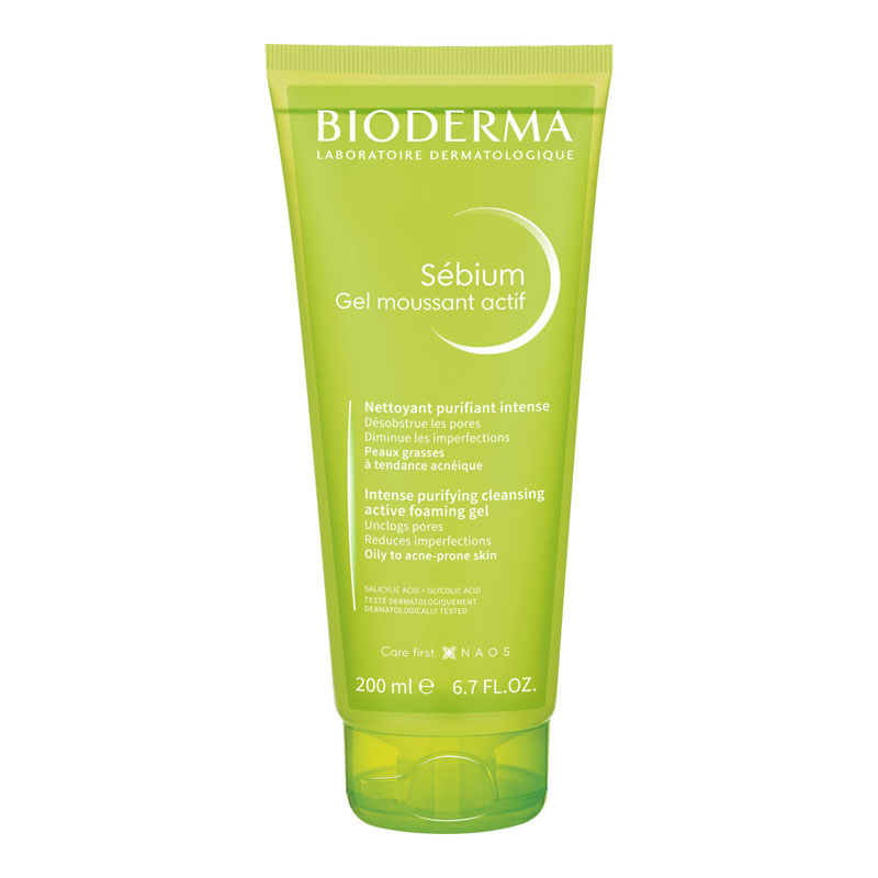 Bioderma Sebium Active Foaming Gel Facial Cleanser - 200ml