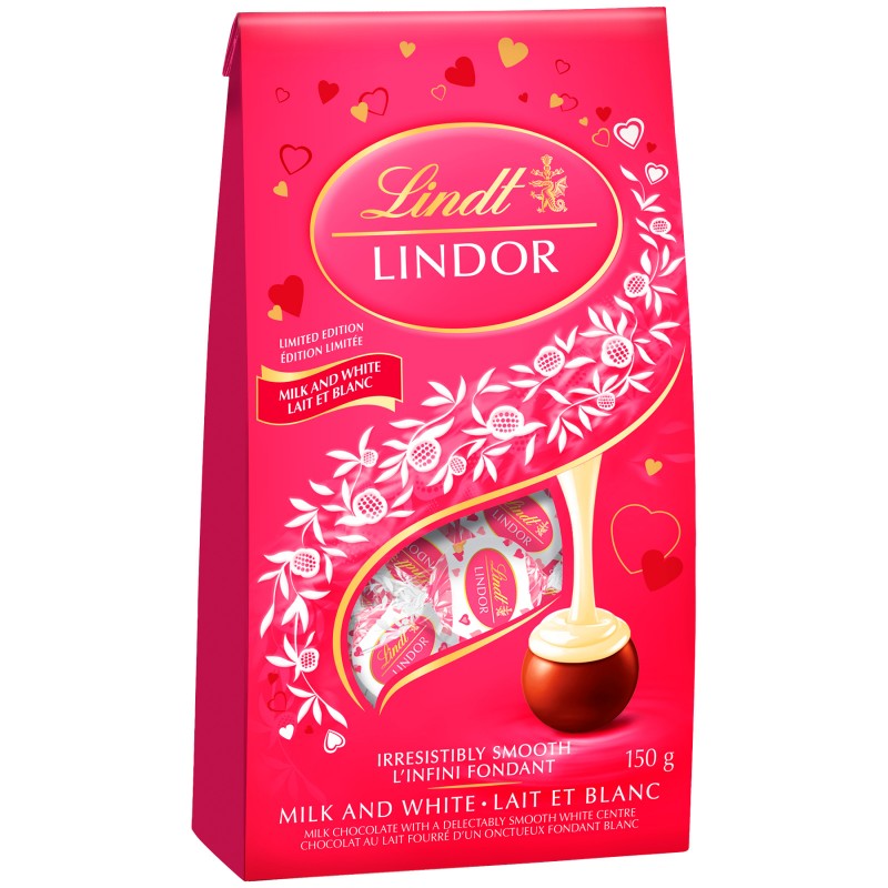 Lindor Valentine Milk Chocolate Bag - 150g