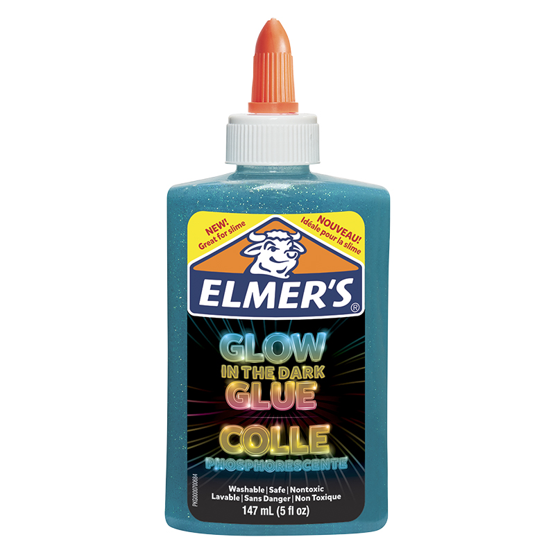 Elmer's Glow In The Dark Glue - Blue - 147ml
