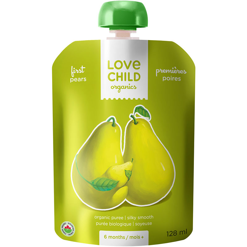 Love Child Organics Puree - First Pears - 128ml