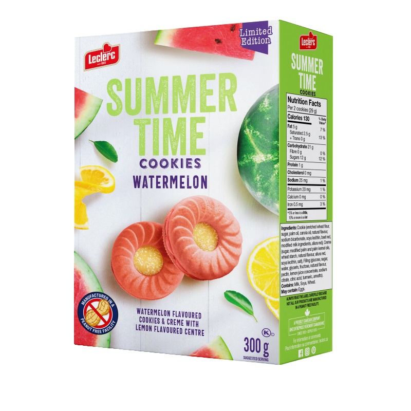 Leclerc Summer Cookies - Watermelon - 300g