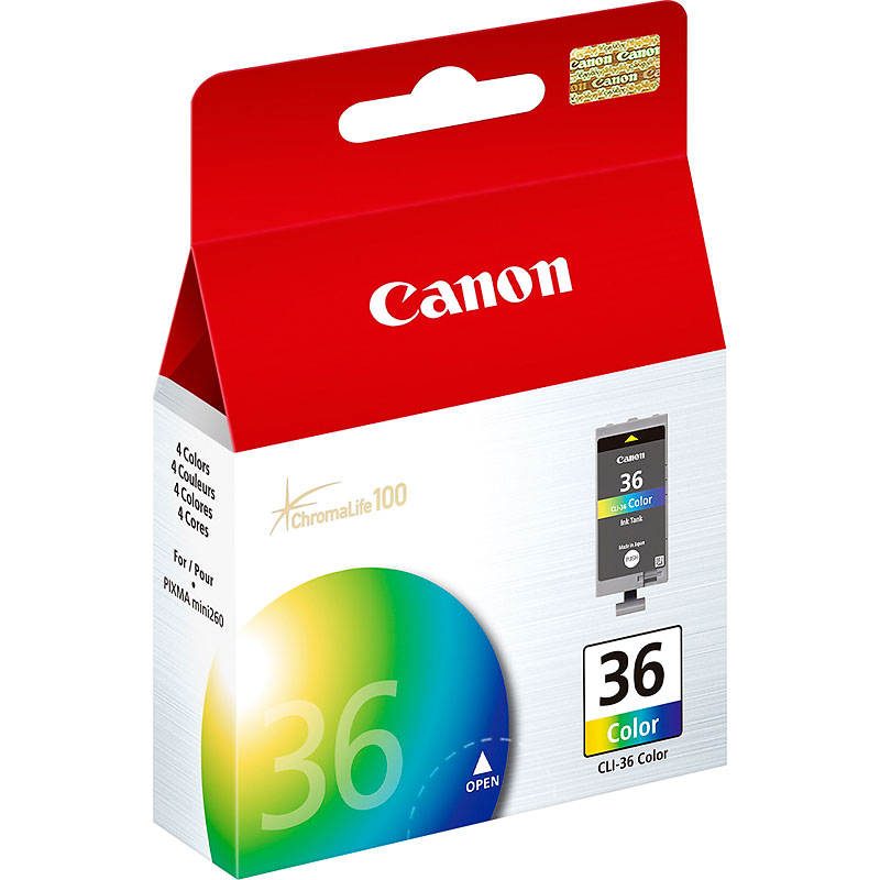Canon CLI-36 Ink Cartridge - Color - 1511B002