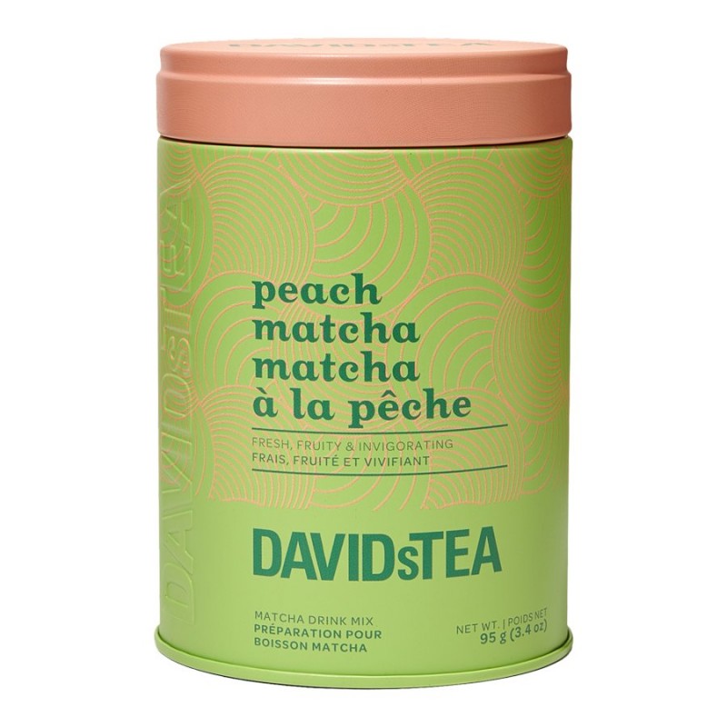 DAVIDsTEA Matcha Powder - Peach - 95g